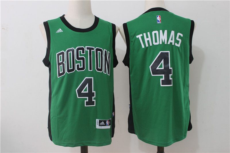 Men Boston Celtics 4 Isaiah Thomas Green NBA Jerseys